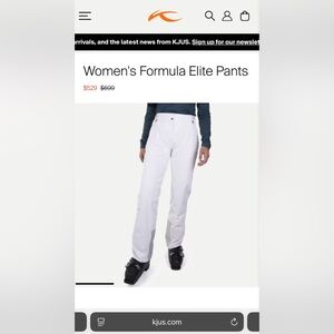 Kjus ladies formula ski pants